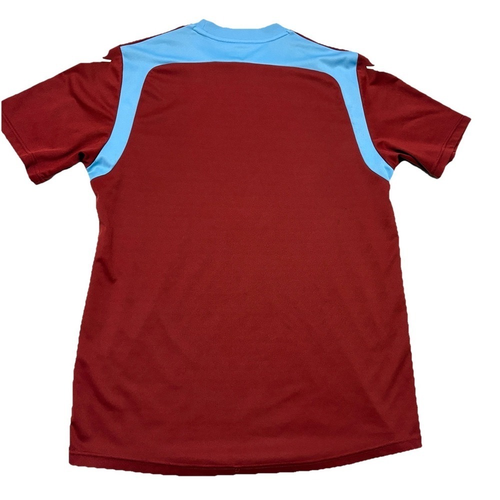 Macron Vesta Soccer Jersey Sz XL Maroon Cardinal Columbia Blue Training Top 2016 - Picture 8 of 10